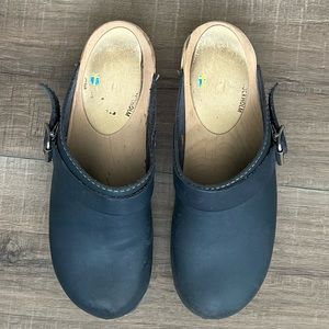Lotta From Stockholm, Navy Blue Clogs, size 37